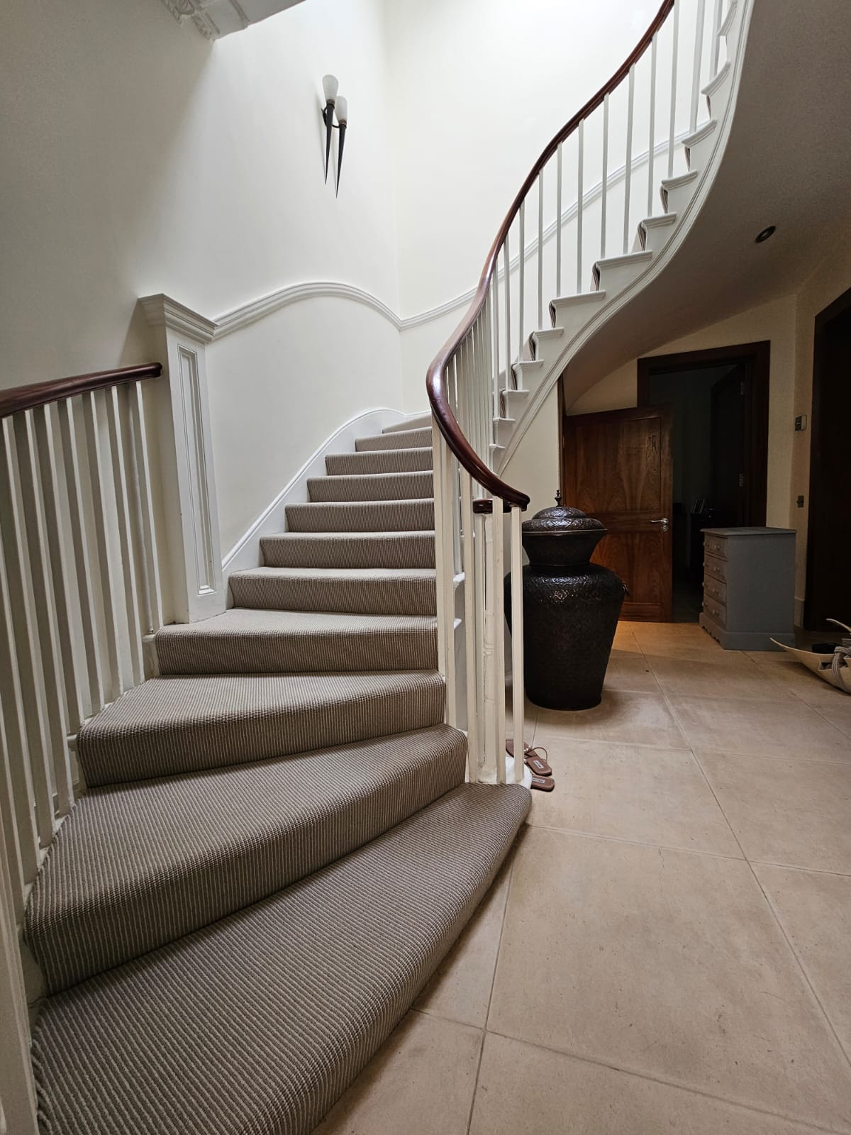 Cormar Carpets Pimlico Dulwich Stripe installation in Knightsbridge-1