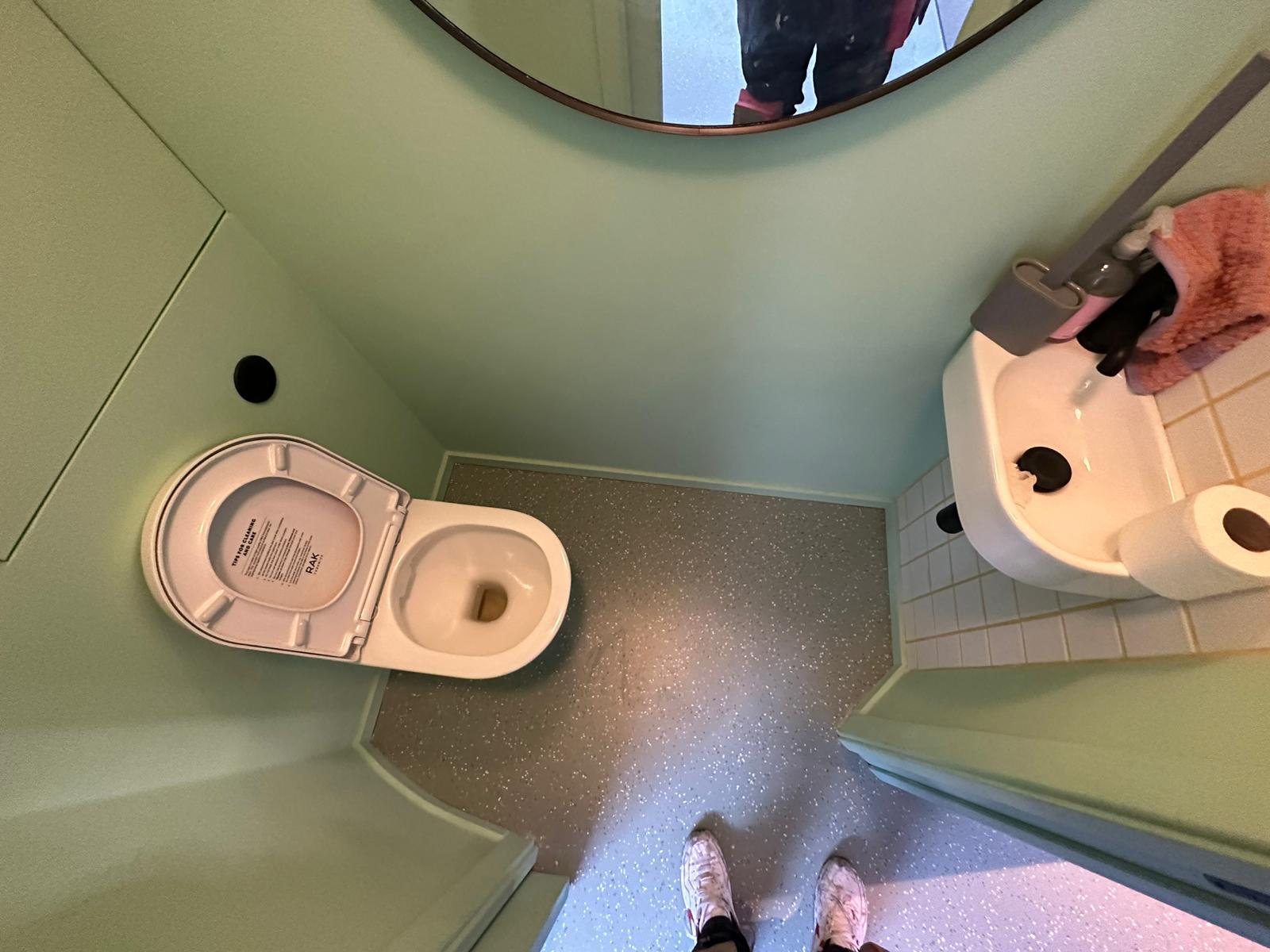 Nora Rubber Flooring NoraPlan Uni Convia 7363 installation in Hammersmith-1