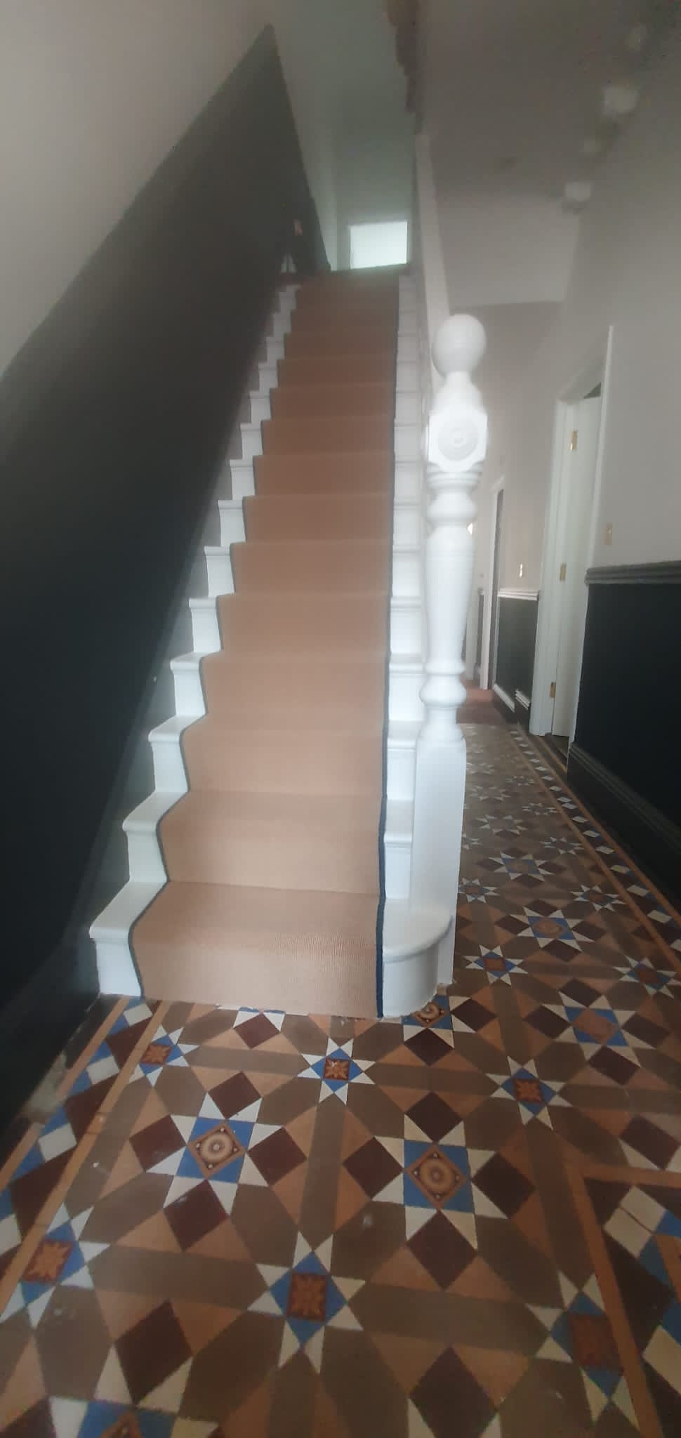 Westex Flooring Natural Loop Collection Cable Corn carpet installation in Wandsworth-0