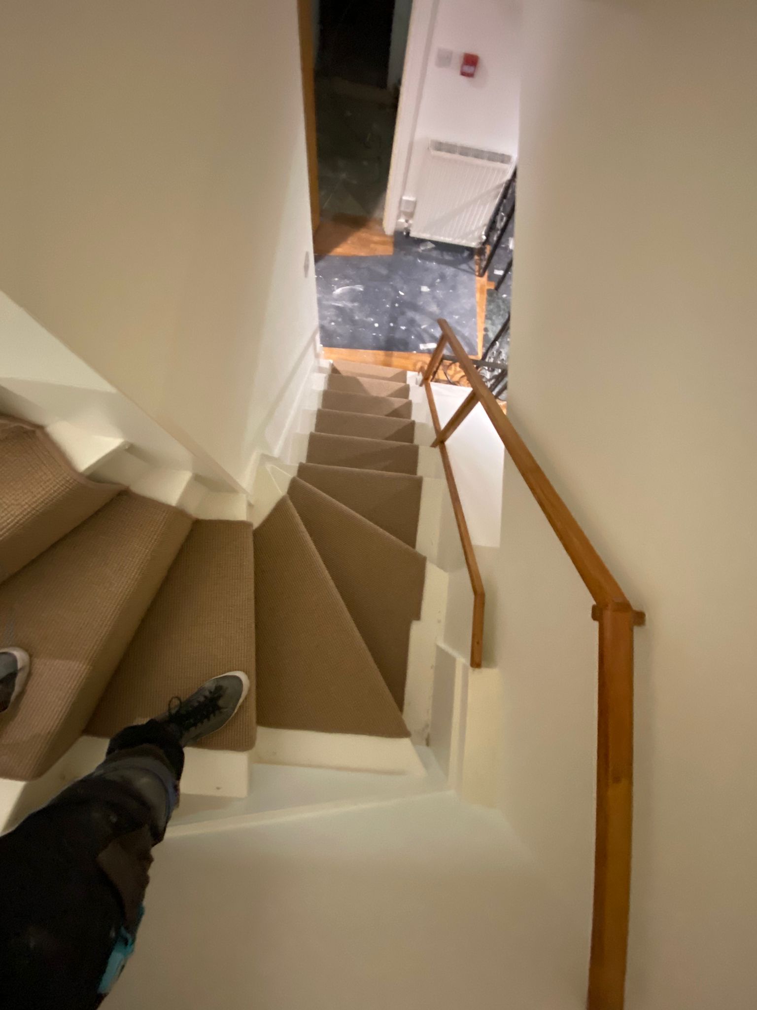 Fibre Carpets Easycare Boucle Cotswold installation in Wimbledon-1