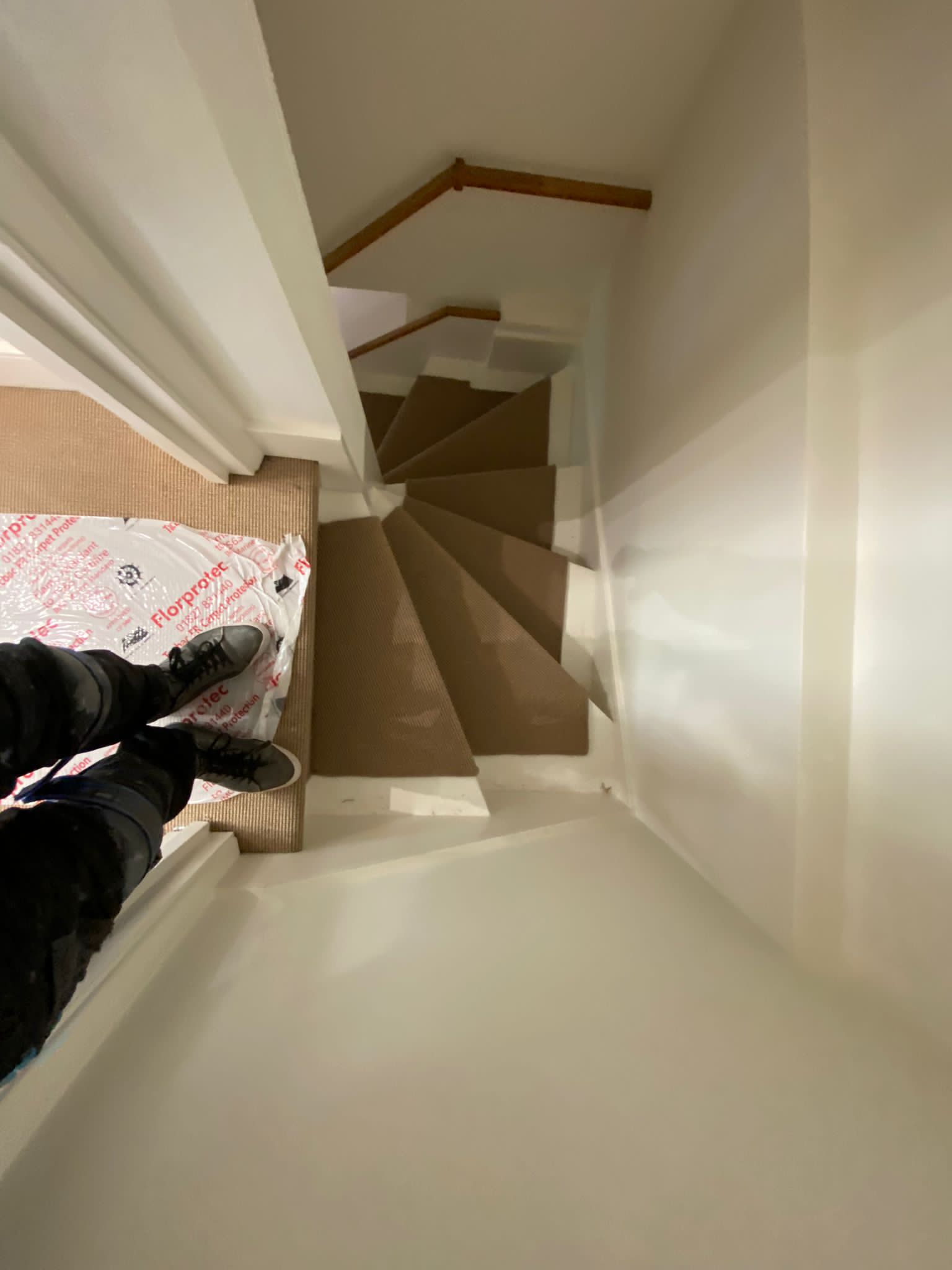 Fibre Carpets Easycare Boucle Cotswold installation in Wimbledon-2