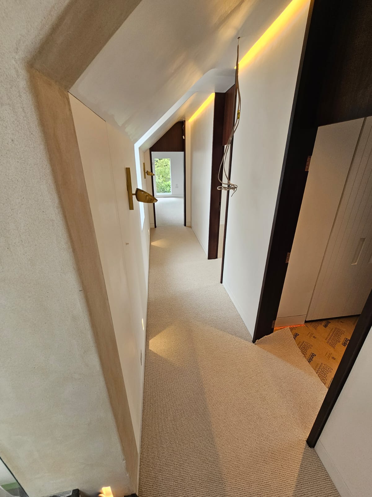 Fibre Carpets Wool Verbier Glacier installation in Mayfair-1