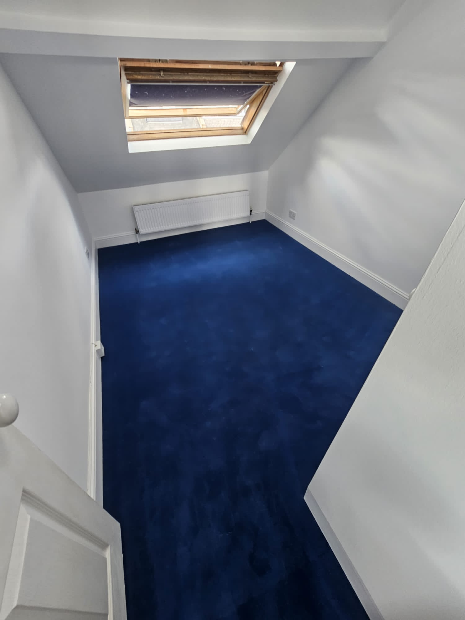 Kersaint Cobb Wool Odyssey Oyster Shell carpet installation in Shepherds Bush-1