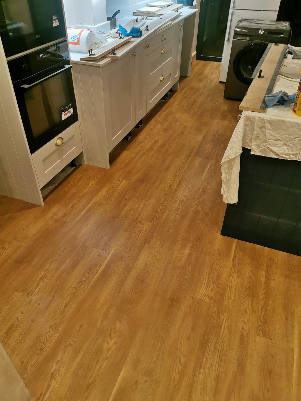 Amtico Spacia New England Oak installation in Camden-2