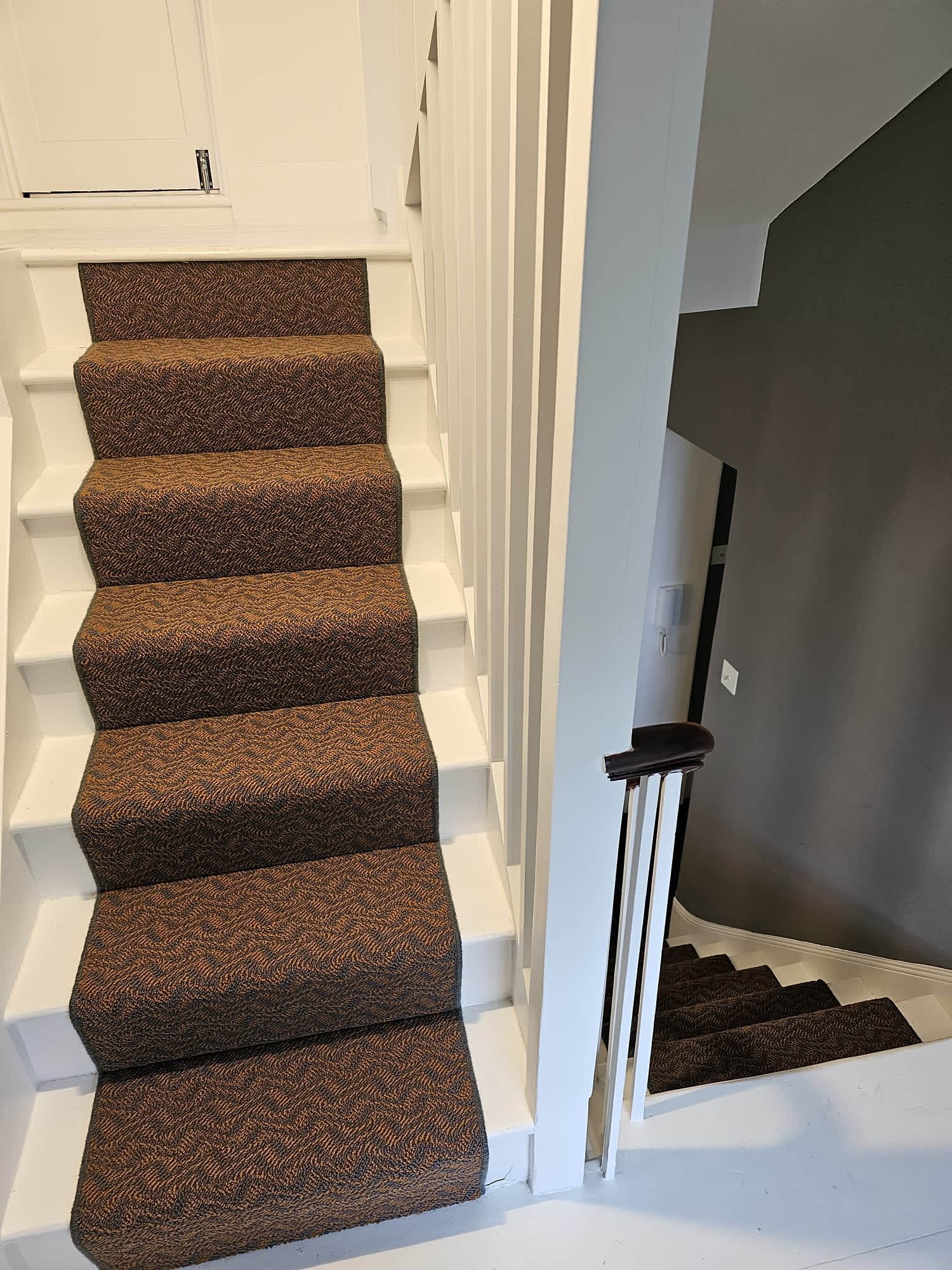 Crucial Trading Enigma Eternal Flame carpet installation in Camden-2