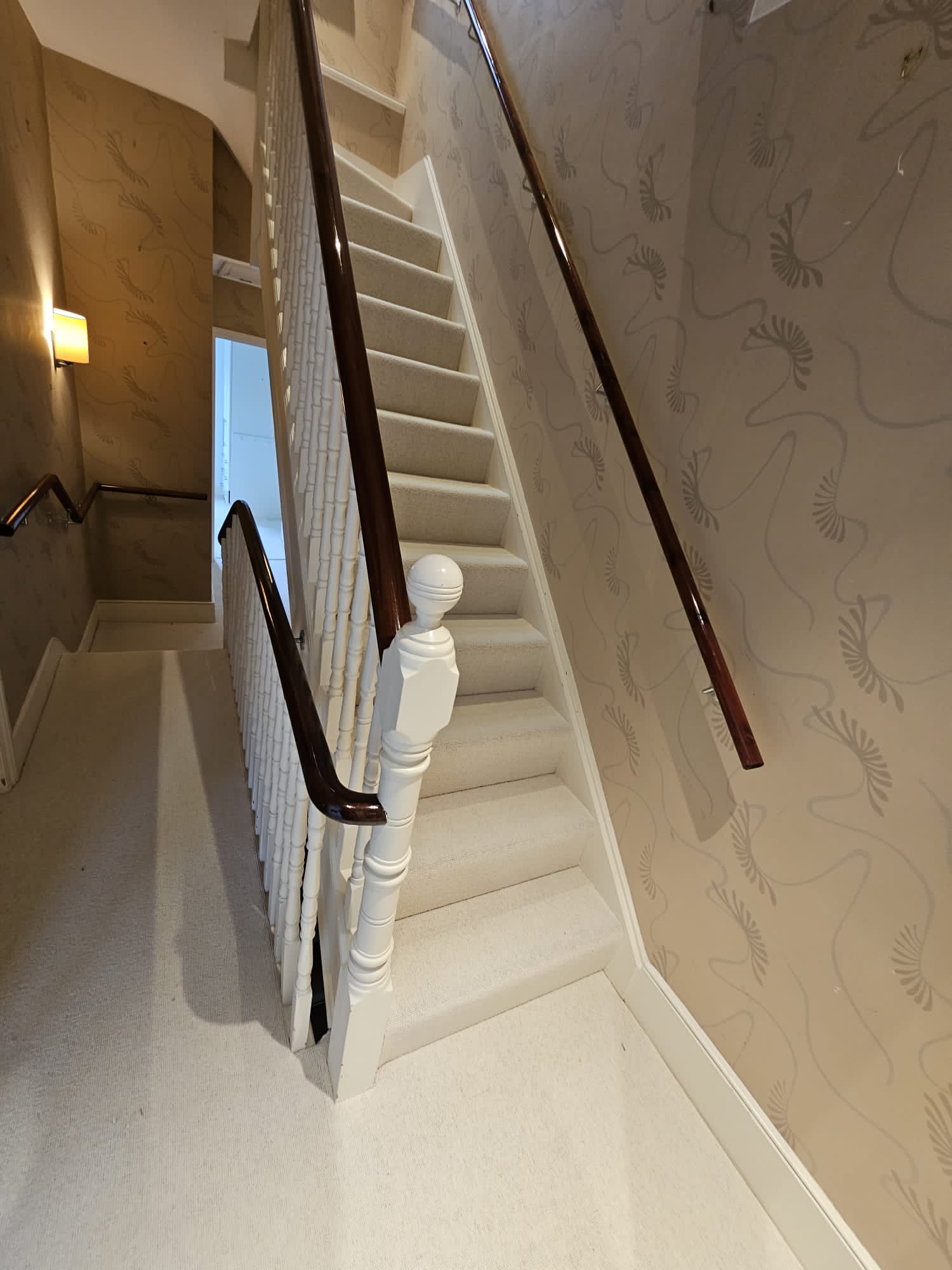 Clarendon Carpets Mayfair Ivory installation in Chelsea-1