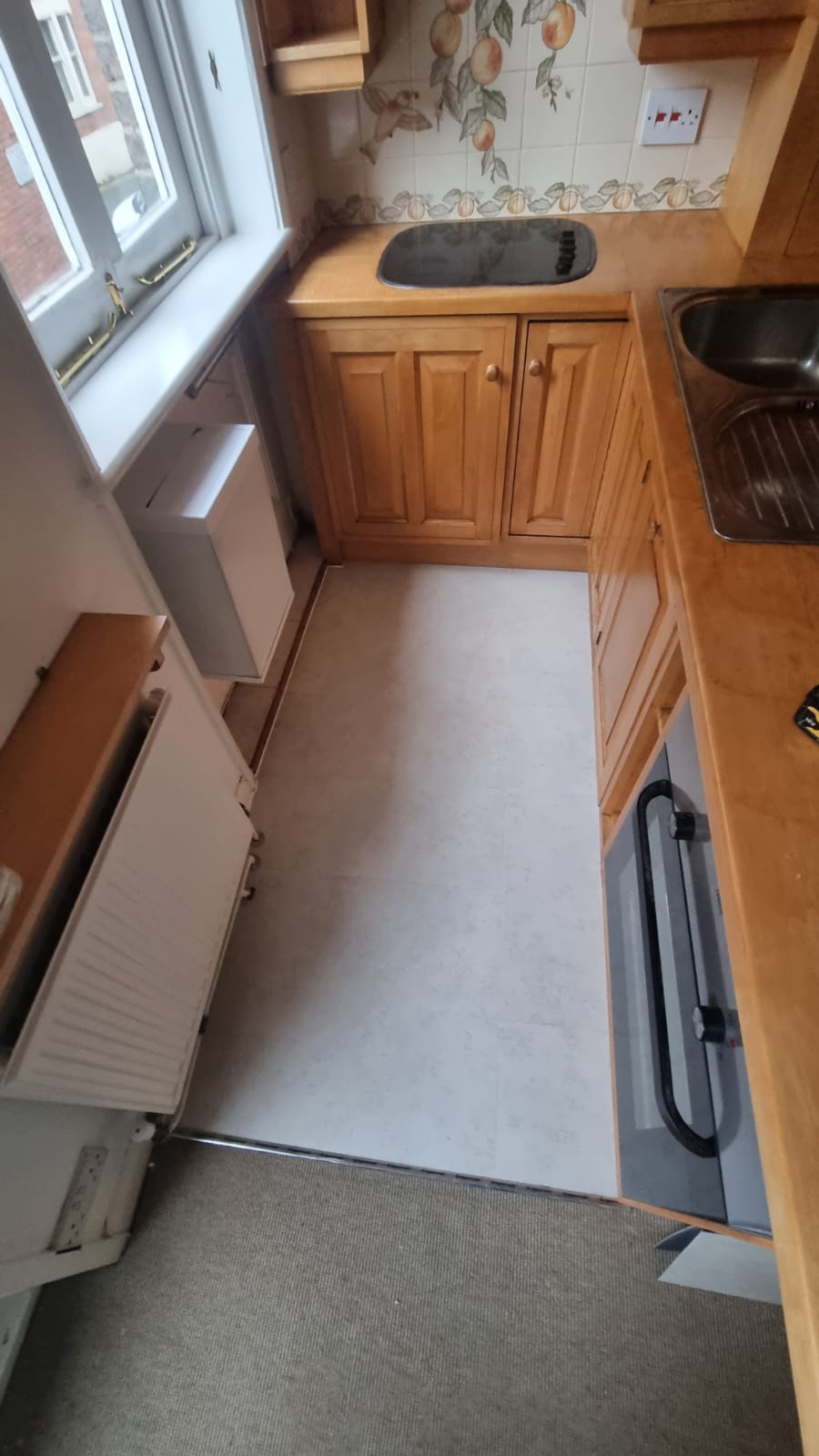 Amtico Spacia Ceramic Frost installation in St John's Wood-2