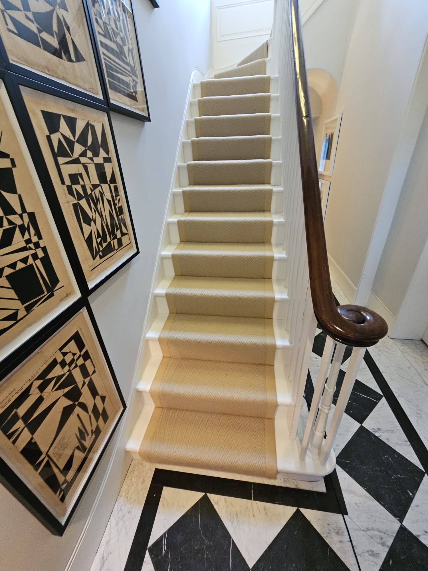 Fibre Carpets Wool Herringfine Colour Bank installation in Richmond-1