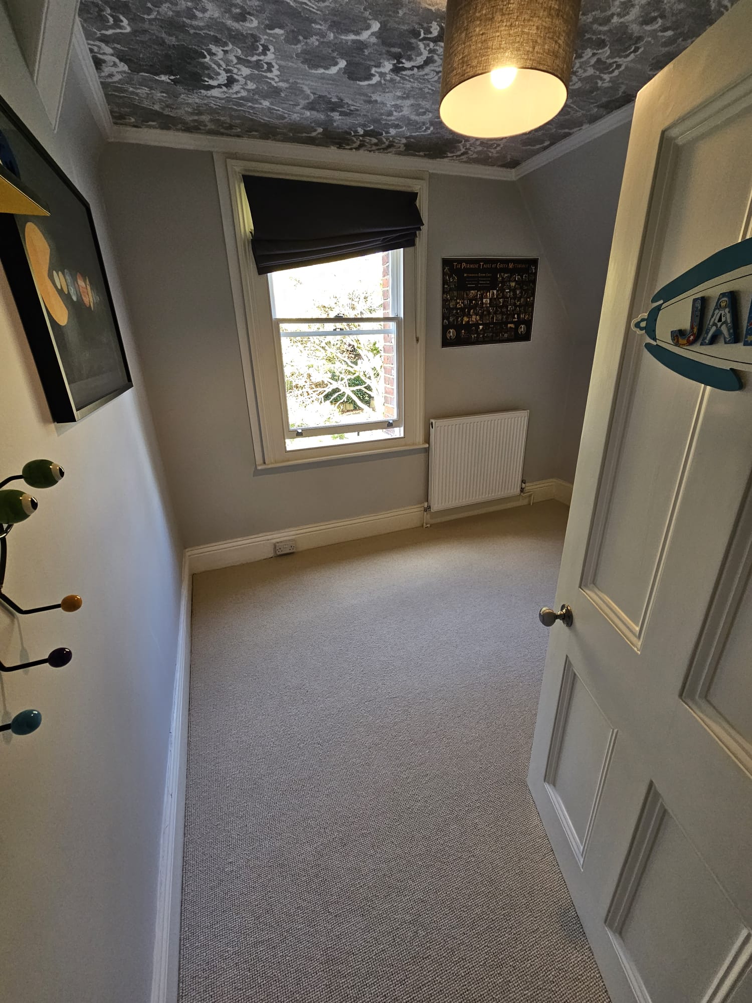 Kersaint Cobb Wool Luna Moonbeam carpet installation in Wandsworth-1