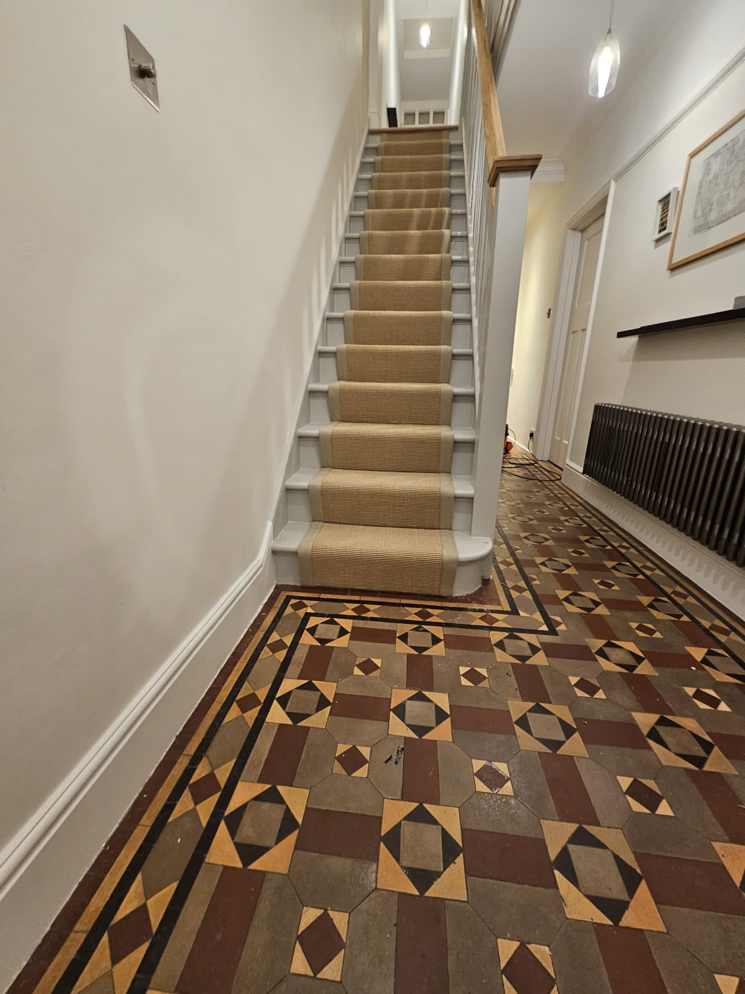Crucial Trading Sisal Harmony Boucle Light Caramel carpet installation in Borough-1