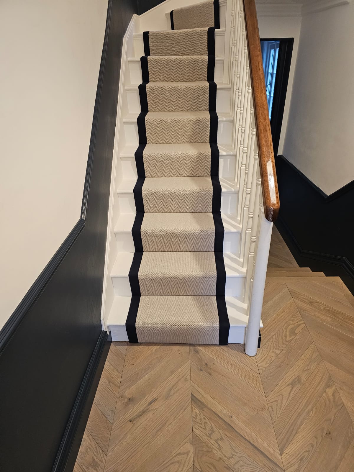Crucial Trading Alpine Bera White WA517 carpet installation in Pimlico-1