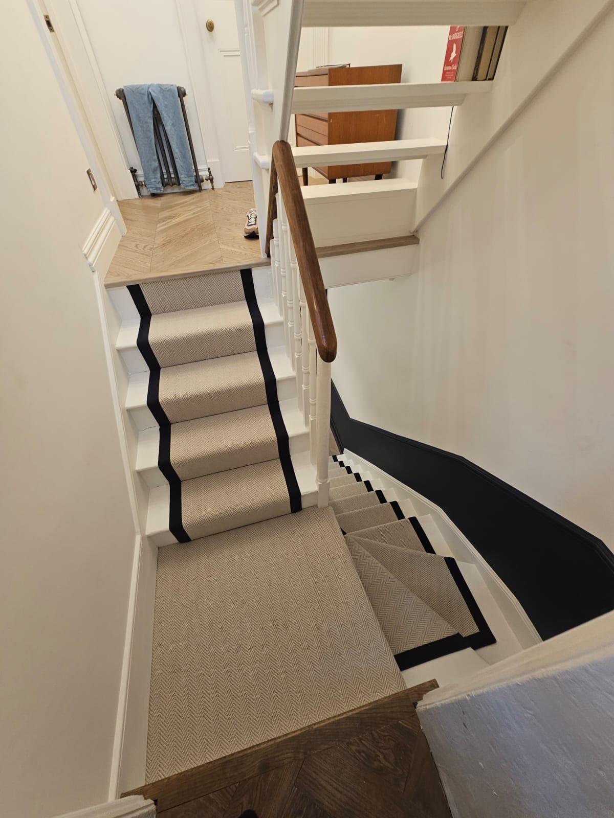 Crucial Trading Alpine Bera White WA517 carpet installation in Pimlico-2