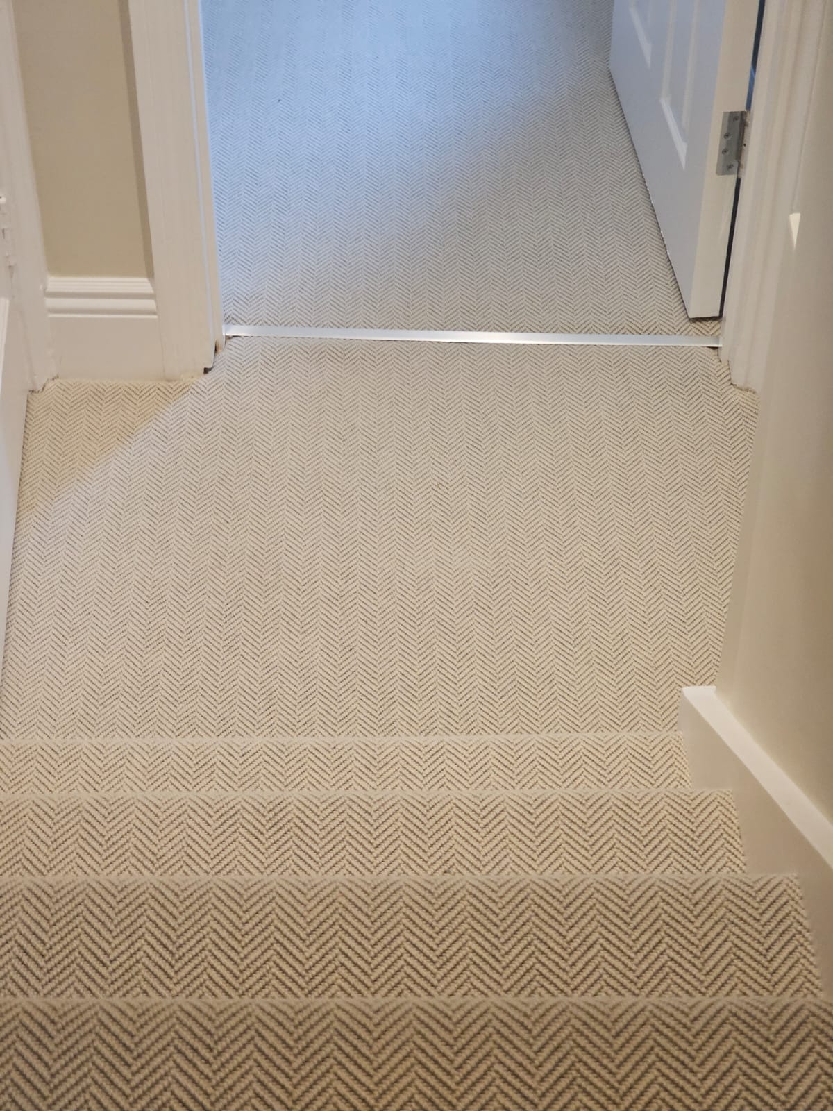 Crucial Trading Alpine Nordic Time carpet installation in Hammersmith-2