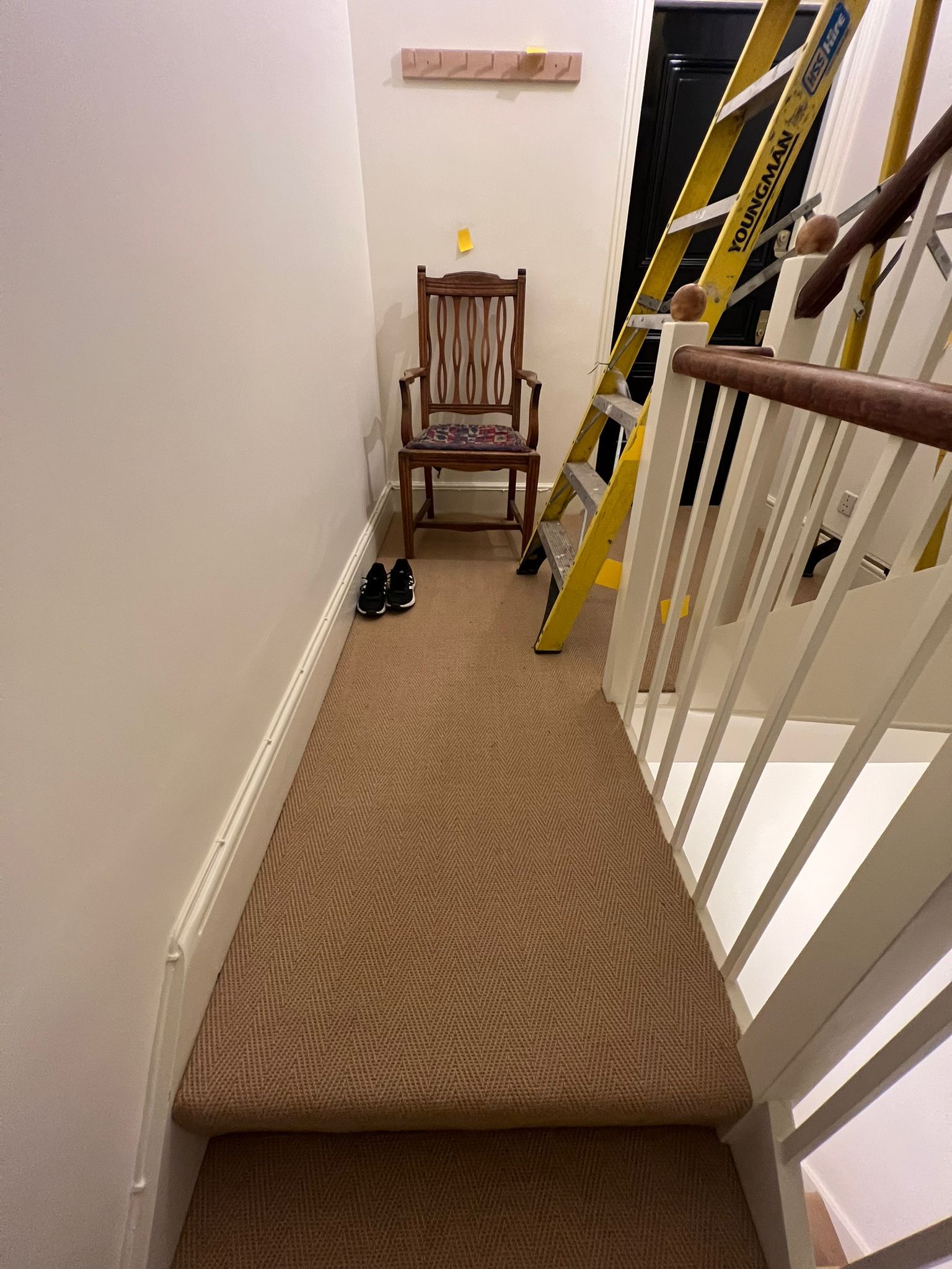 Alternative Flooring Jute Herringbone Natural 4617 carpet installation in Fulham-2