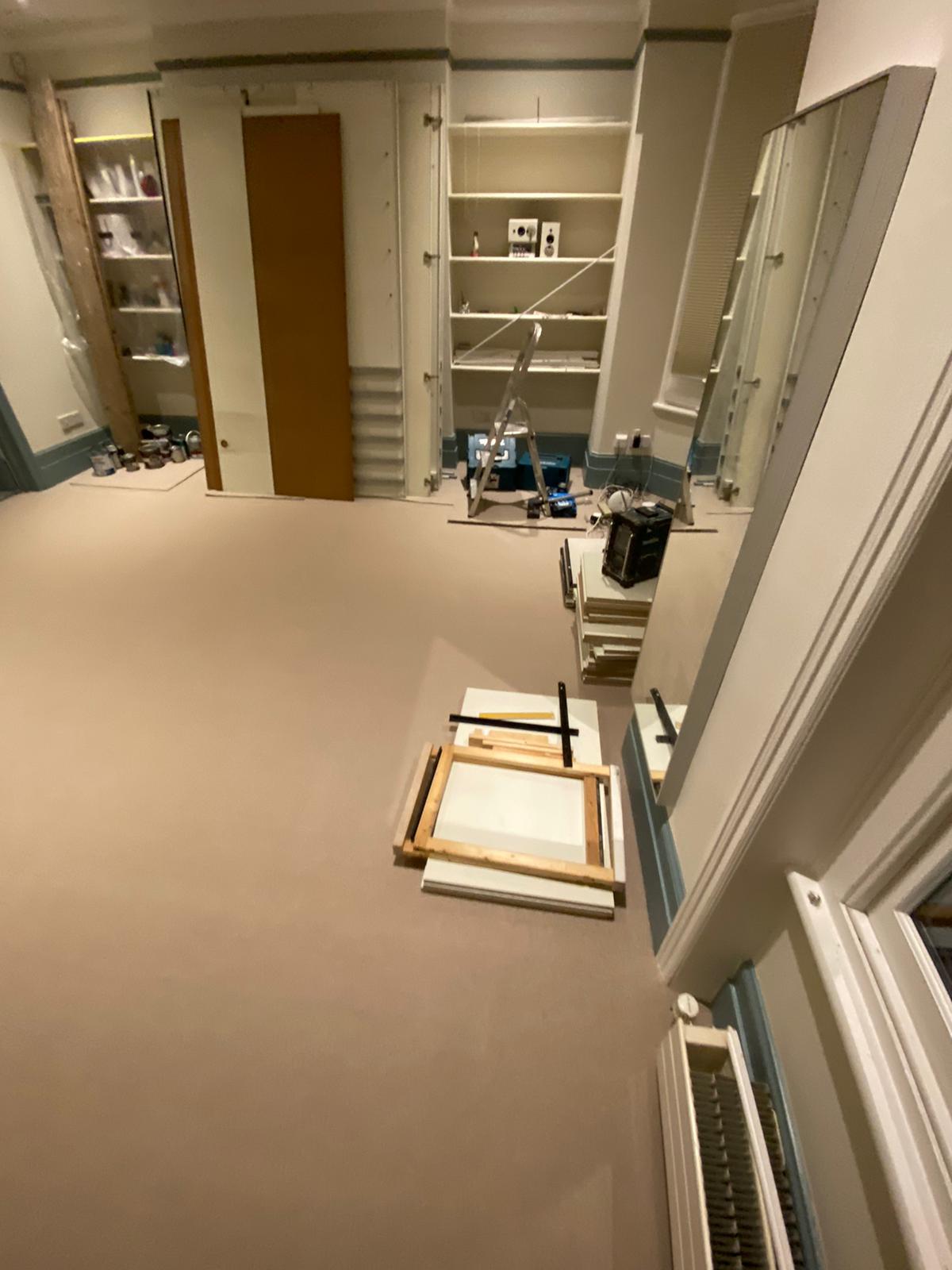 Brockway Carpets Serenity Tranquil installation in Lambeth-1