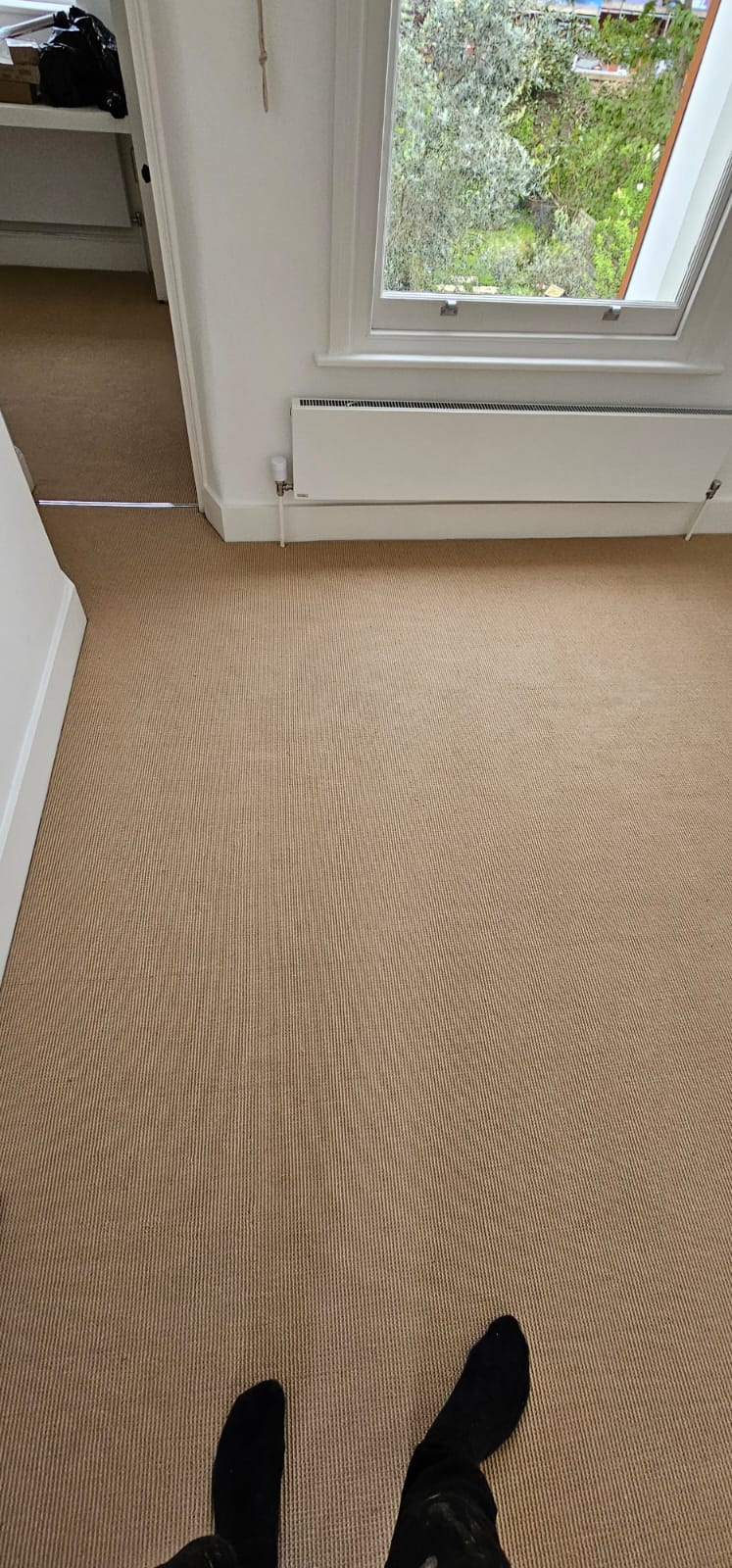 Crucial Trading Jute Jhutex Natural JT700 carpet installation in Docklands-1