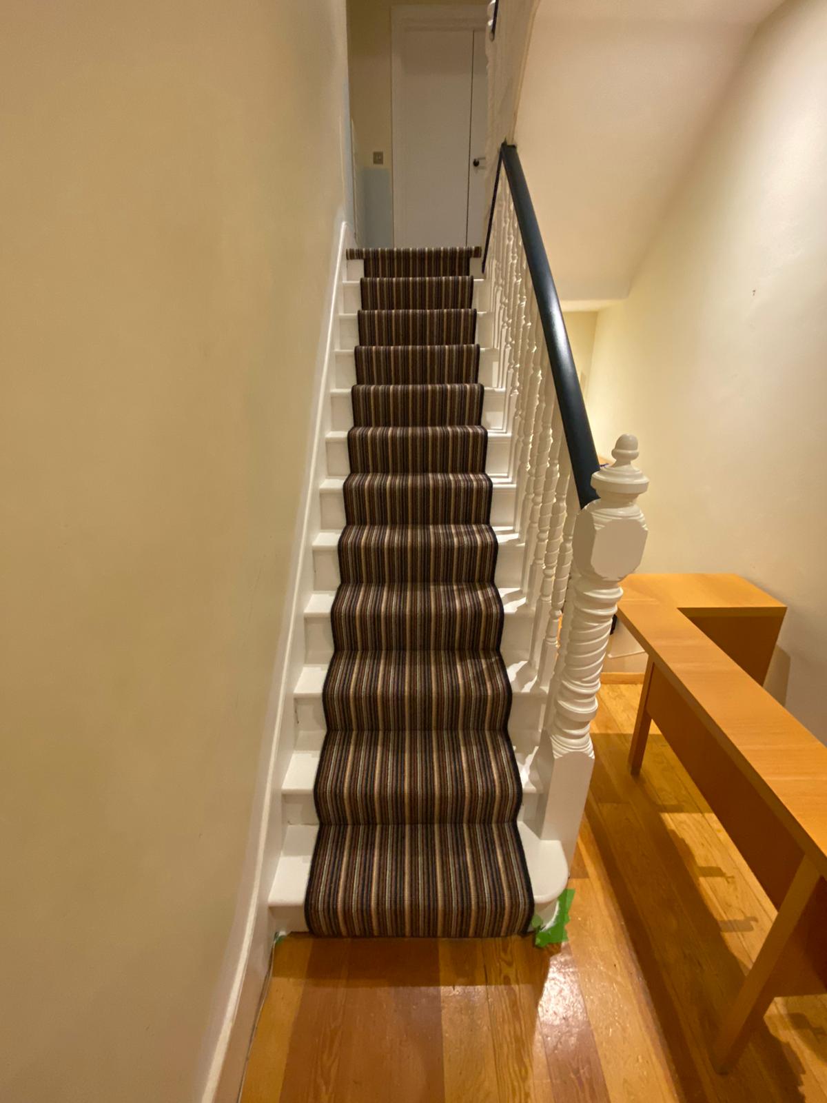 Crucial Trading Mississippi Indigo Russett WS149 carpet installation in Hampstead-0