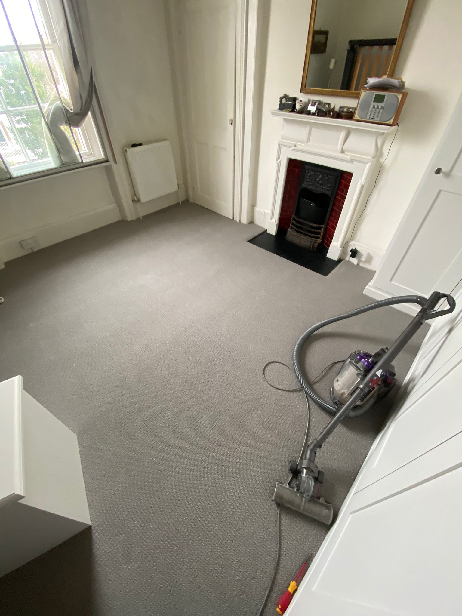 Westex Flooring Natural Loop Briar Cobble carpet installation in Kensington-2