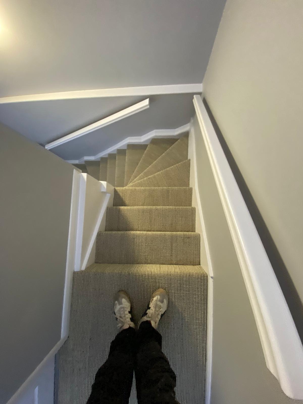 Cormar Carpets Linwood Fyfield Frost installation in Pimlico-1