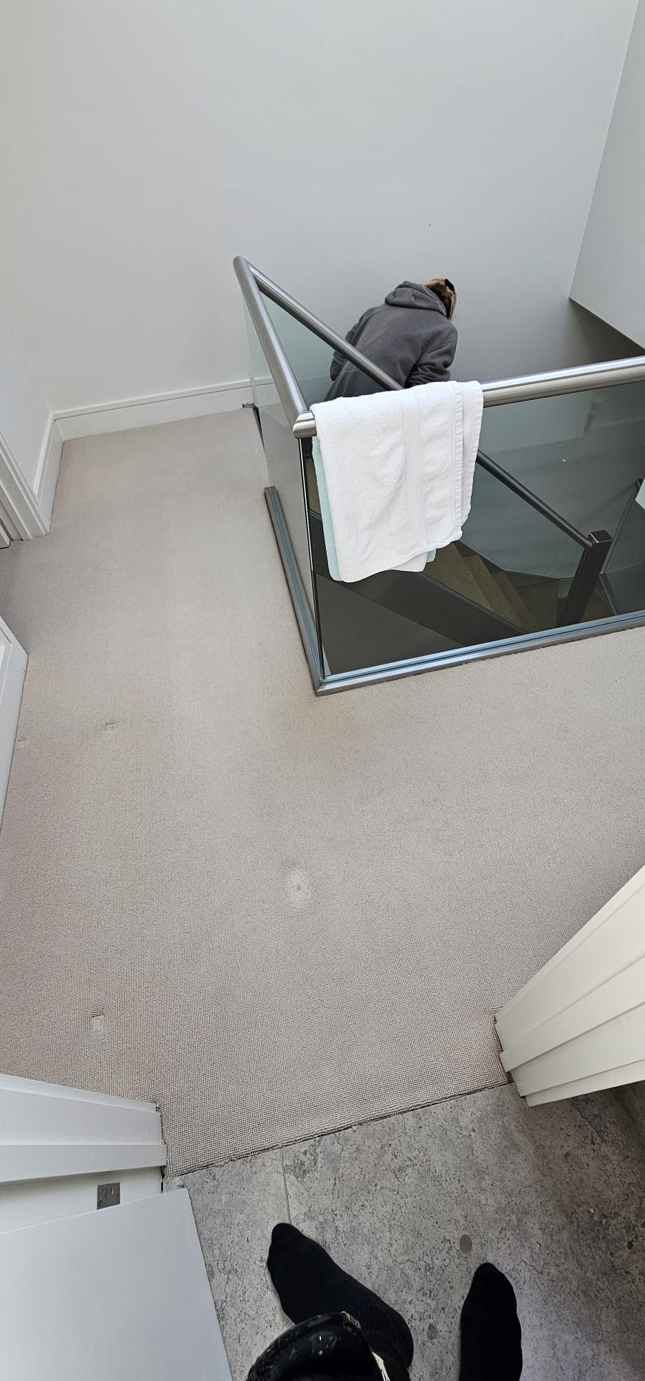 Cormar Carpets Pimlico Praline installation in Barnes-1