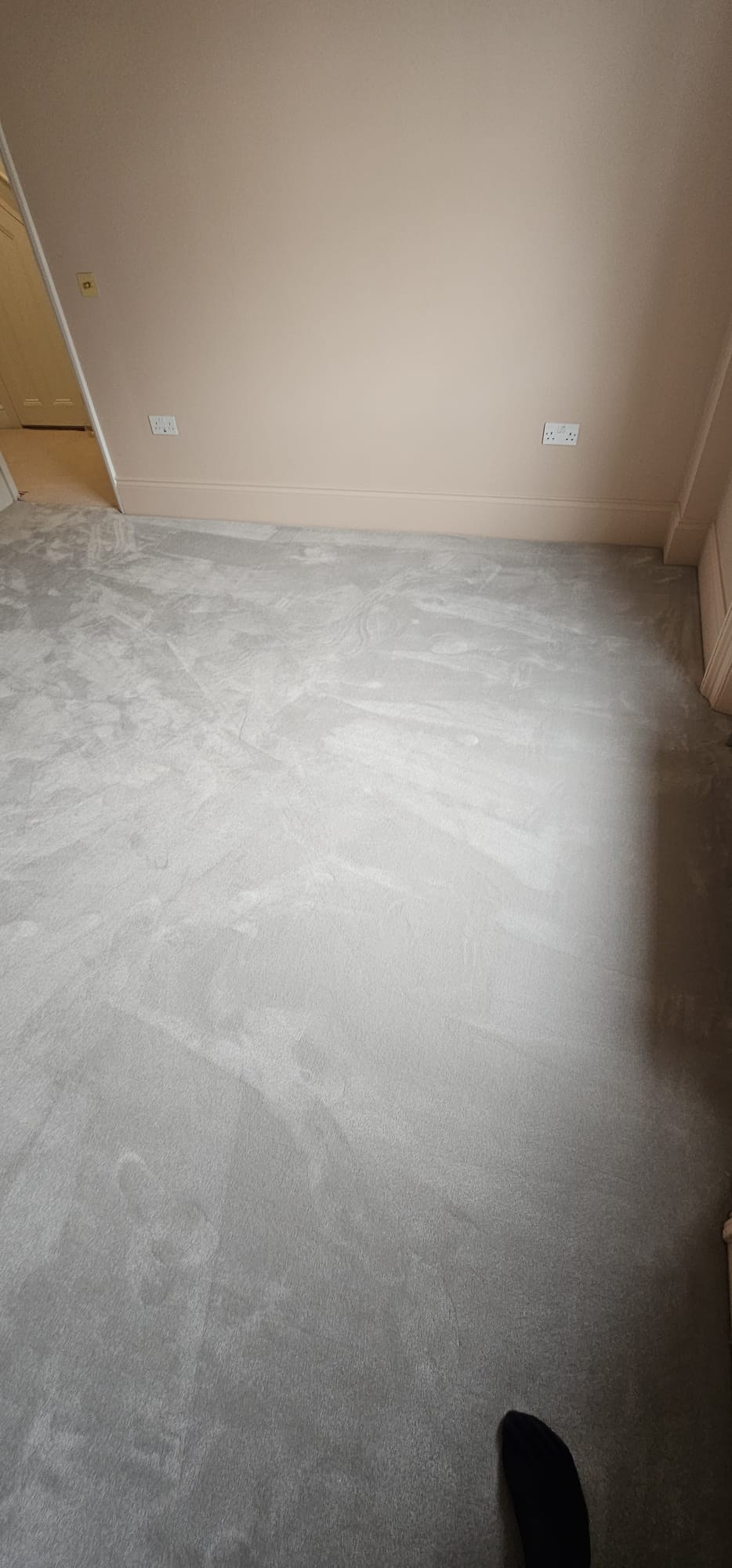 Elements London Wall Street Mojito carpet installation in Barnes-2