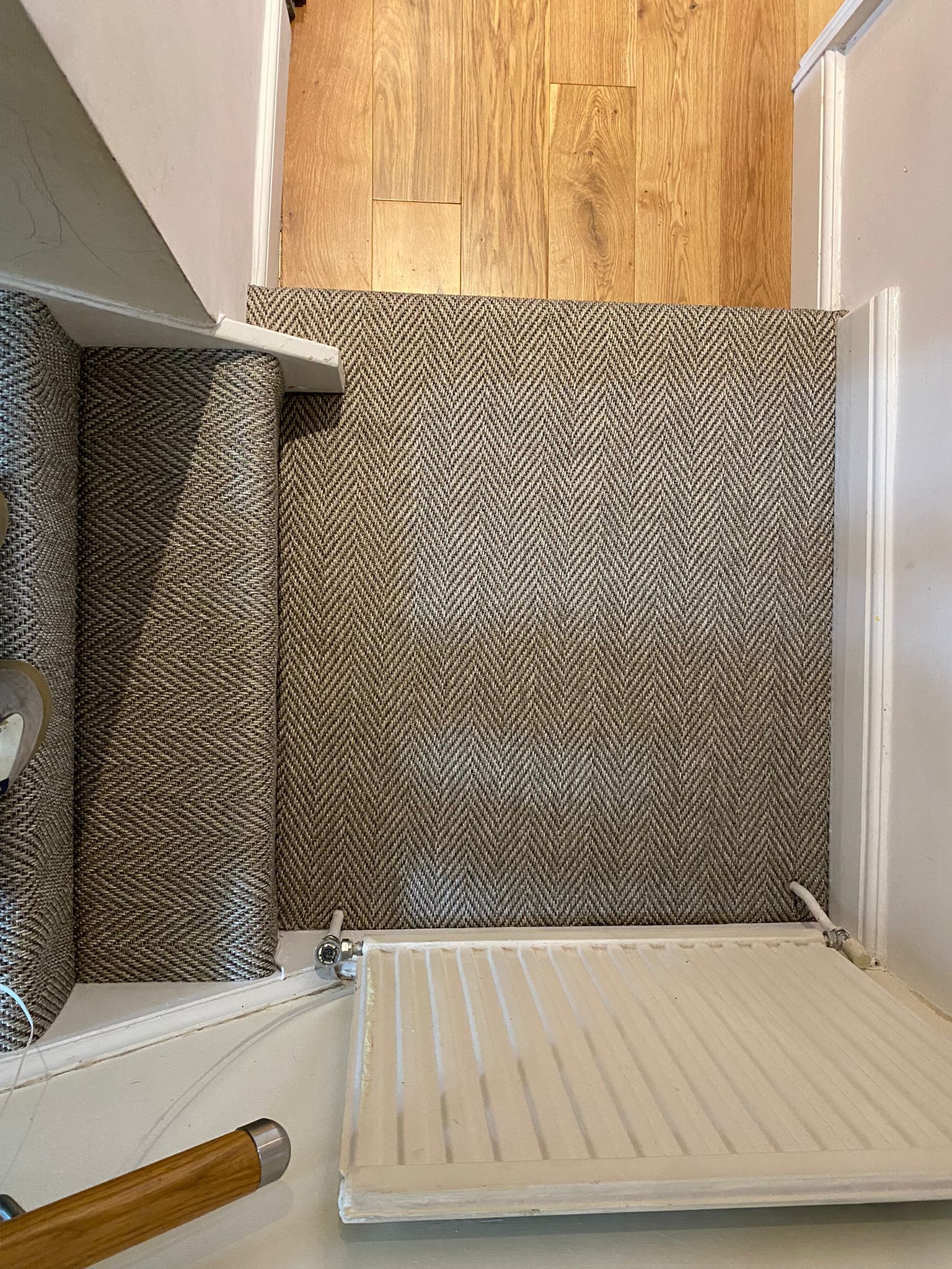 Unnatural Flooring New England Bar Harbor NE6019 carpet installation in Pimlico-1