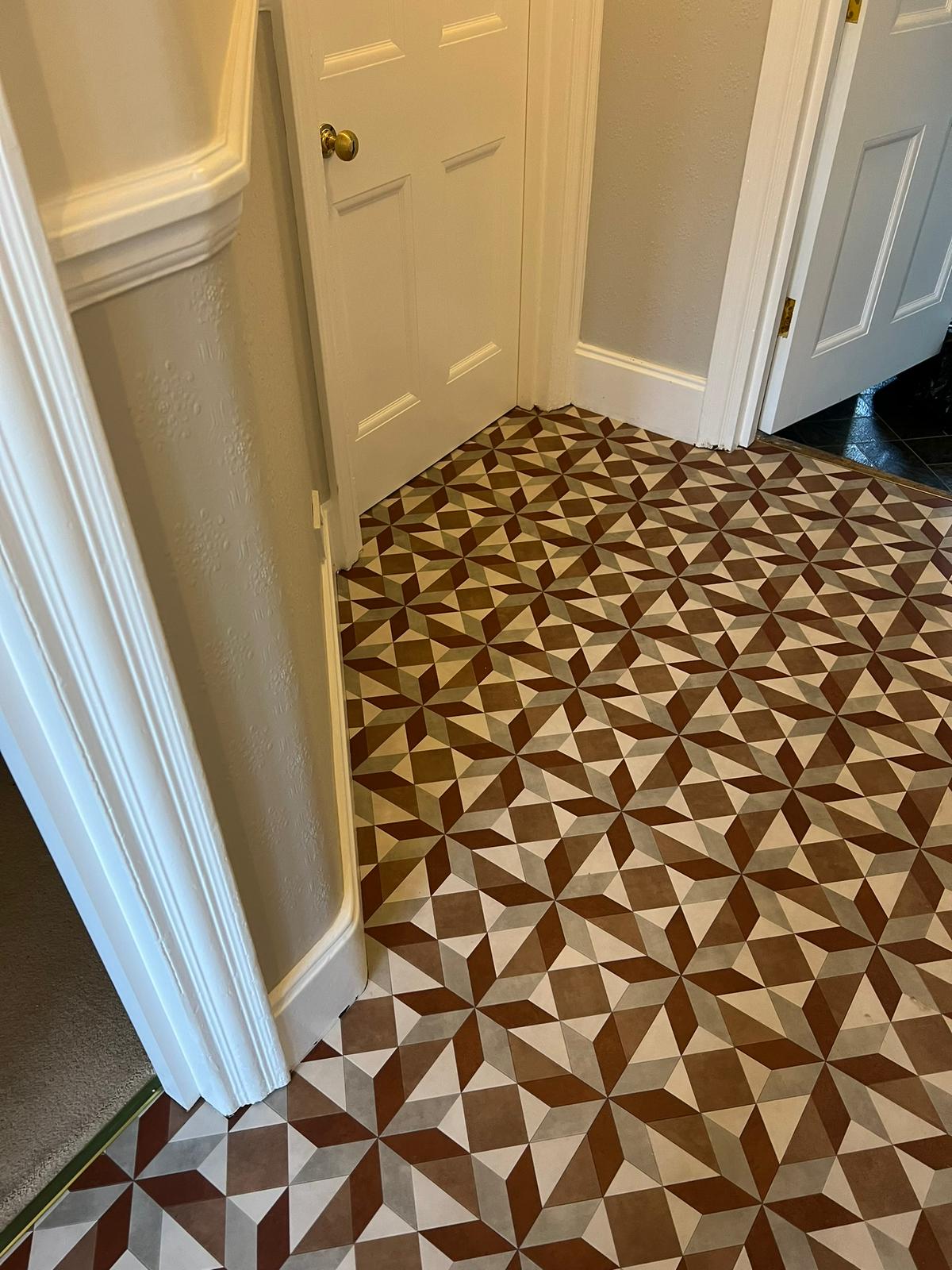 Amtico Decor Victorian Star Edison DC494 installation in Clapham-0
