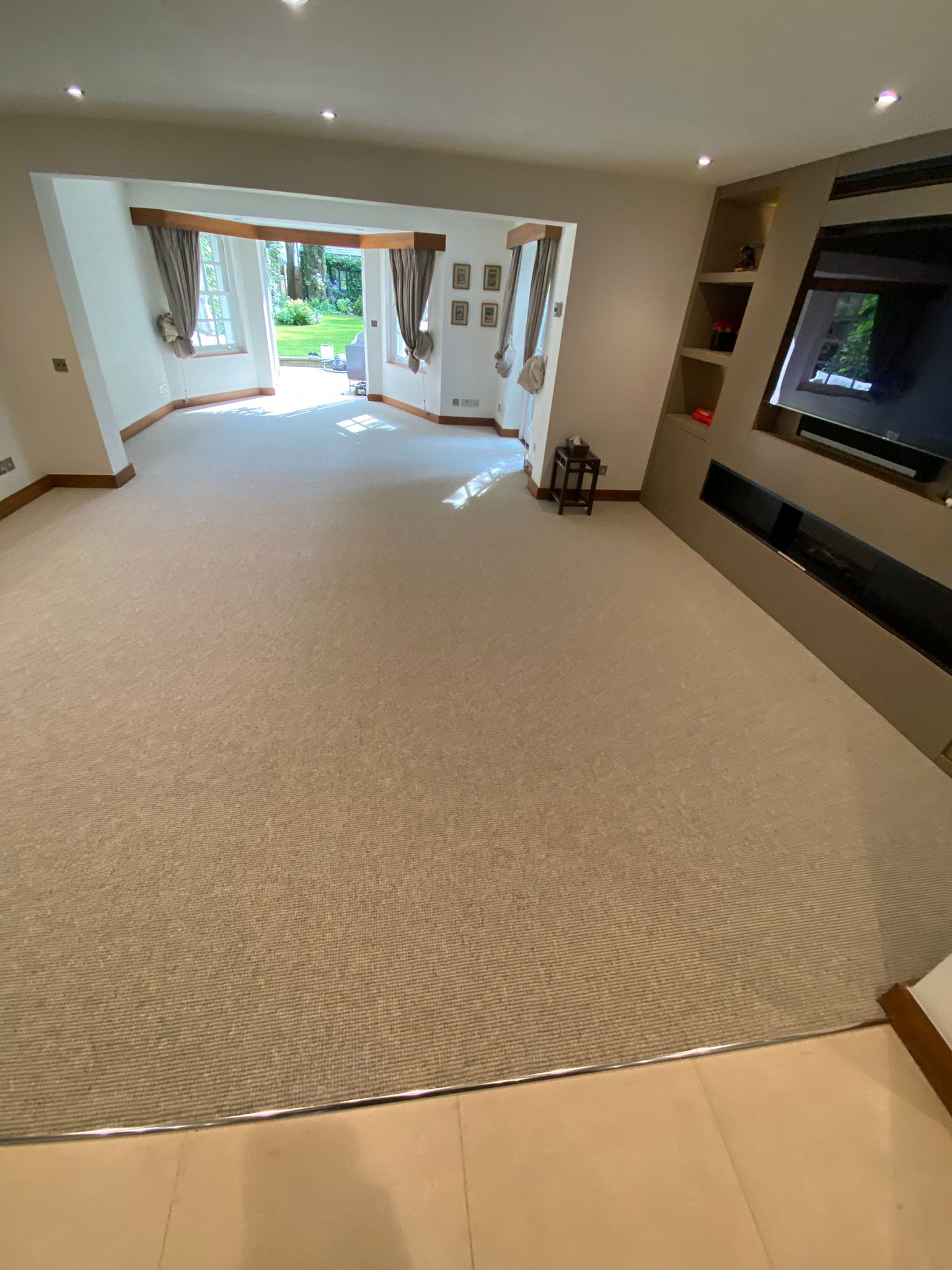 Axminster Carpets Cobble Weave Annaman Whirl installation in Hammersmith-1