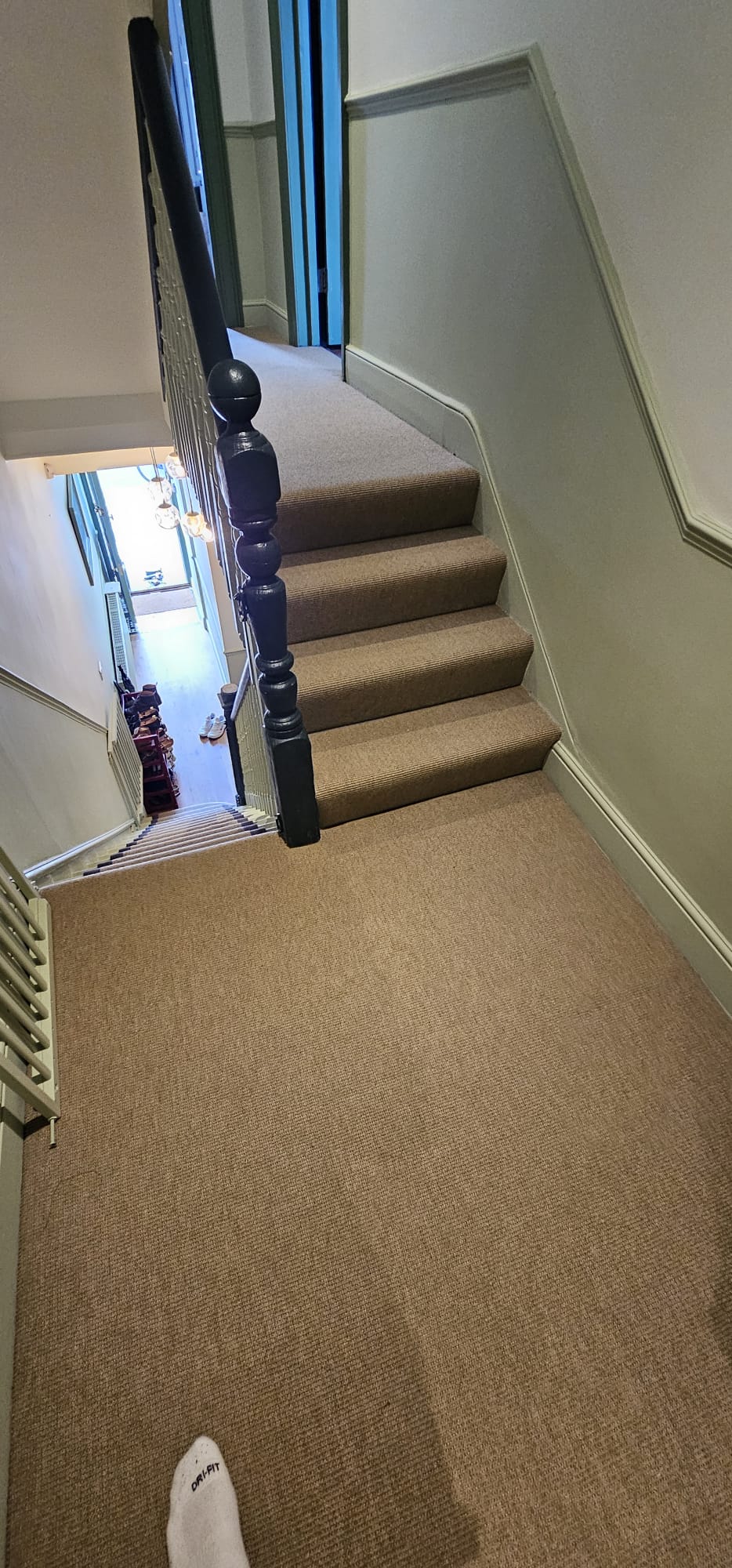 Fibre Carpets Flatweave Classics Small Boucle Ochre installation in Barnes-1