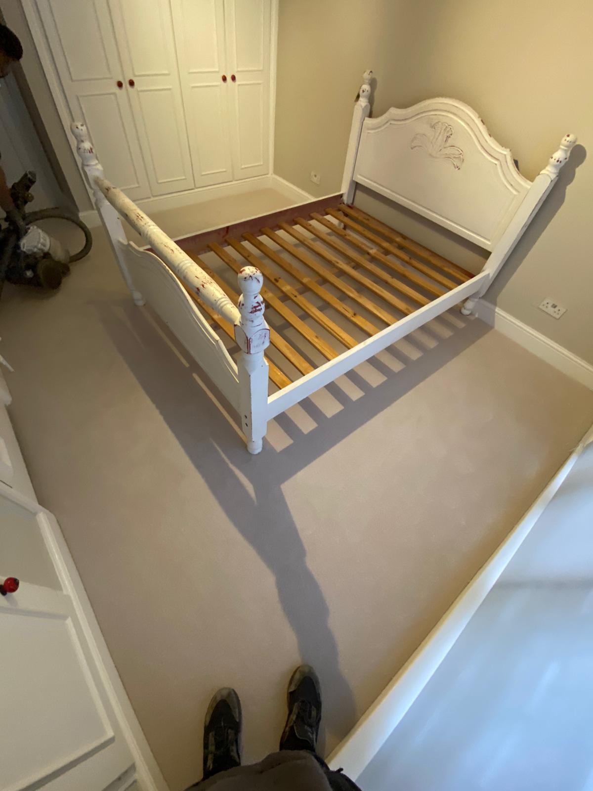 Clarendon Carpets Belsize Park Victorian Lace installation in Putney-0