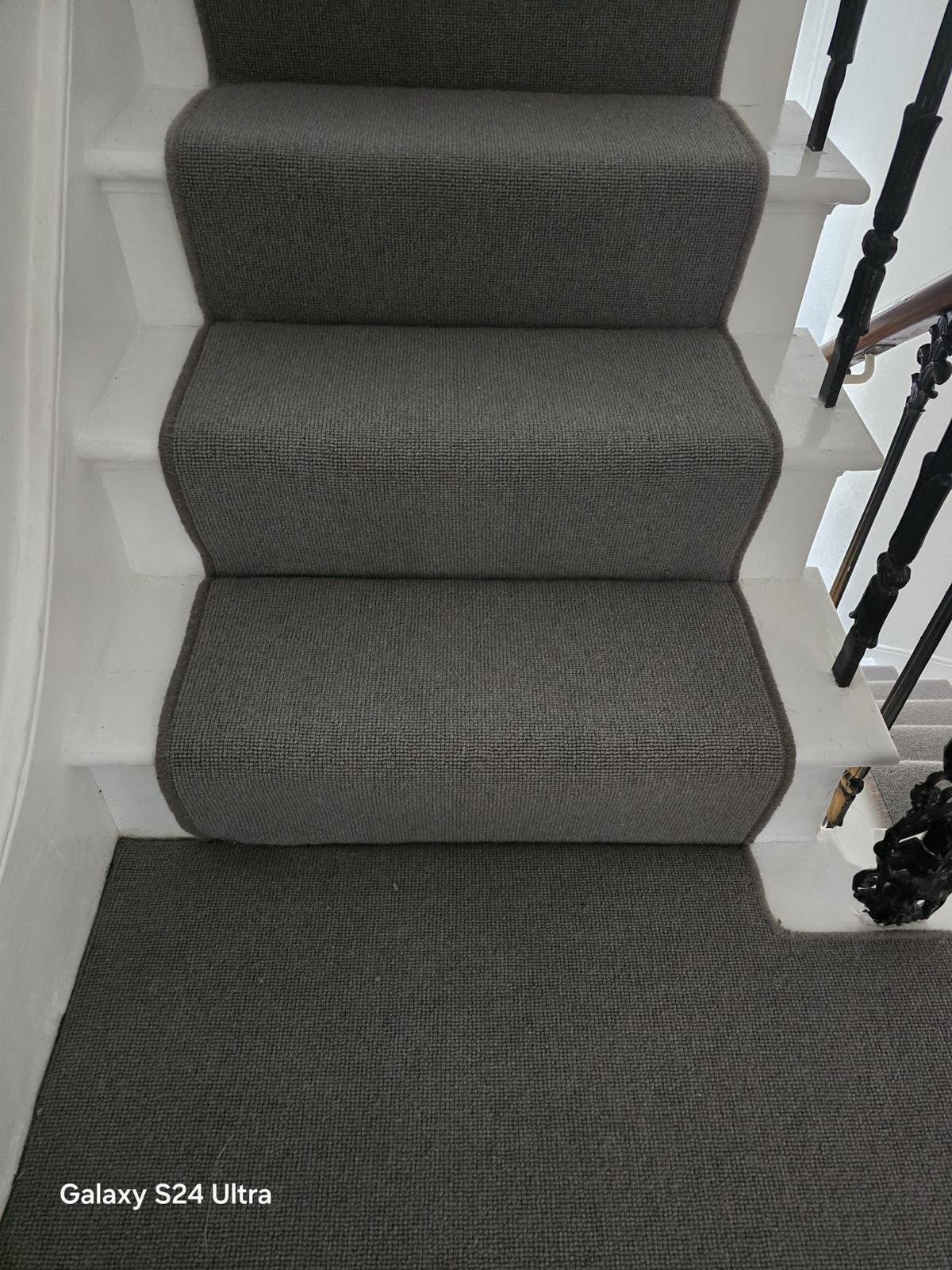 Cormar Carpets Pimlico Graphite installation in Richmond-0