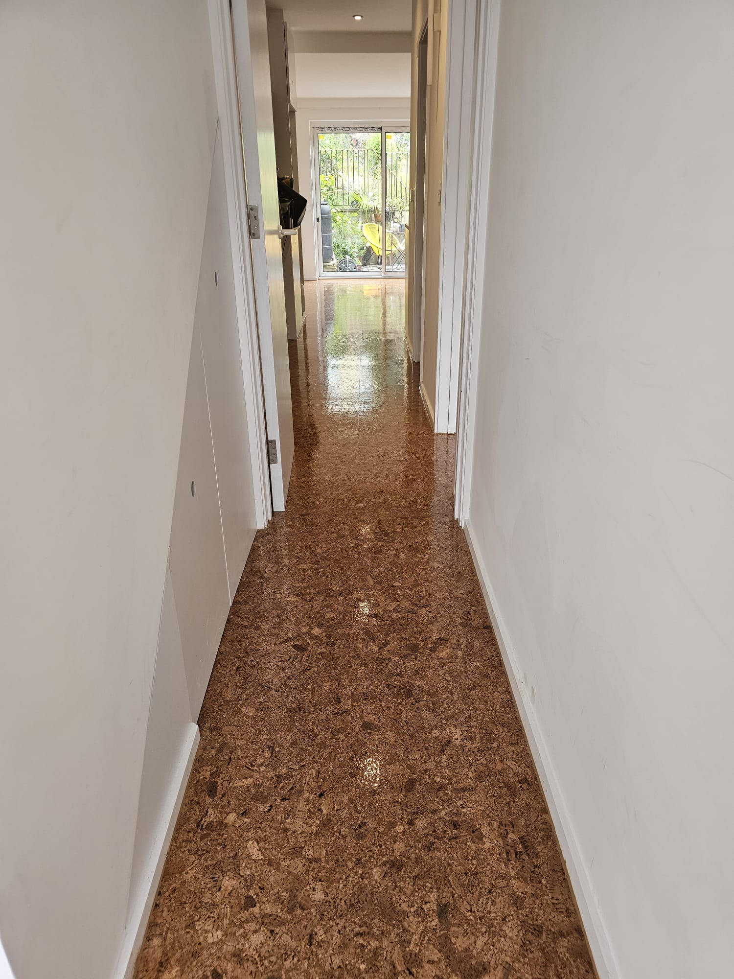 Granorte Traditions Champagner cork flooring installation in Kilburn-1